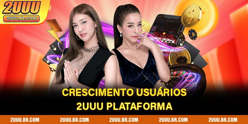 Crescimento usuários 2UUU plataforma