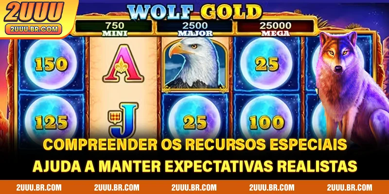 Compreender os recursos especiais ajuda a manter expectativas realistas